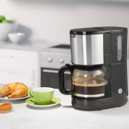 Máquina de café de filtro Braun PurShine KF 1500 10 chávenas 1000W Preta