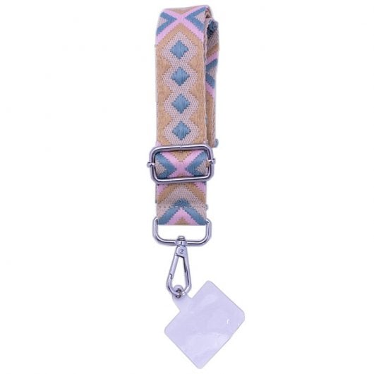 Cool Correa Colgante Universal con Tarjeta para Smartphone Beige