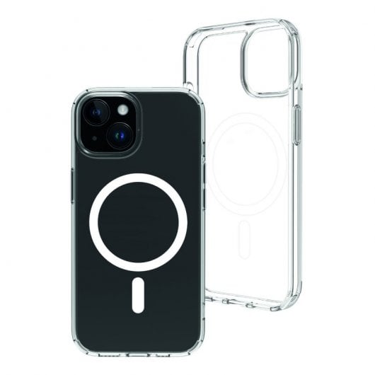 Muvit Funda Recycletek Magsafe Transparente para iPhone 15