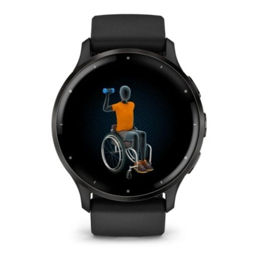 Smartwatch Garmin Venu 3 AMOLED 1.4" 46g GPS Sensor Ritmo Cardíaco Micrófono Negro