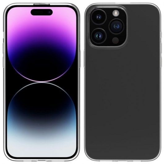 Muvit For Change Funda Recycletek Transparente para iPhone 15 Pro Max