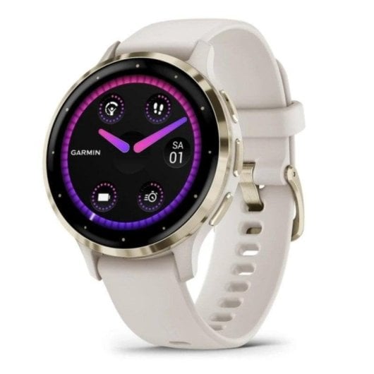 Garmin Venu 3S Bluetooth GPS NFC 41mm AMOLED Or Marfil M Résistance 5 ATM Pulsomètre