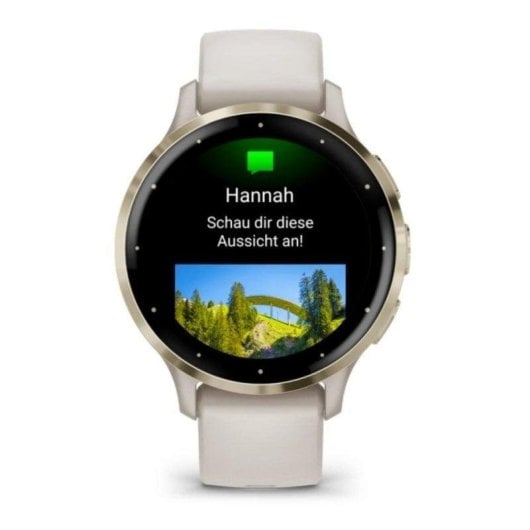 Garmin Venu 3S Bluetooth GPS NFC 41mm AMOLED Or Marfil M Résistance 5 ATM Pulsomètre