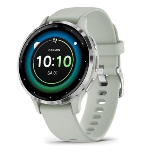 Garmin Venu 3S Bluetooth GPS NFC 41mm AMOLED Grau Silber Unisex 5ATM SpO2 Puls Schlaf