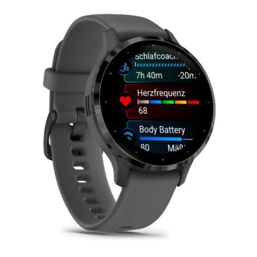 Garmin Venu 3S Bluetooth GPS WiFi 41mm AMOLED Grau 5ATM SpO2 Herzfrequenz Schlaftracking