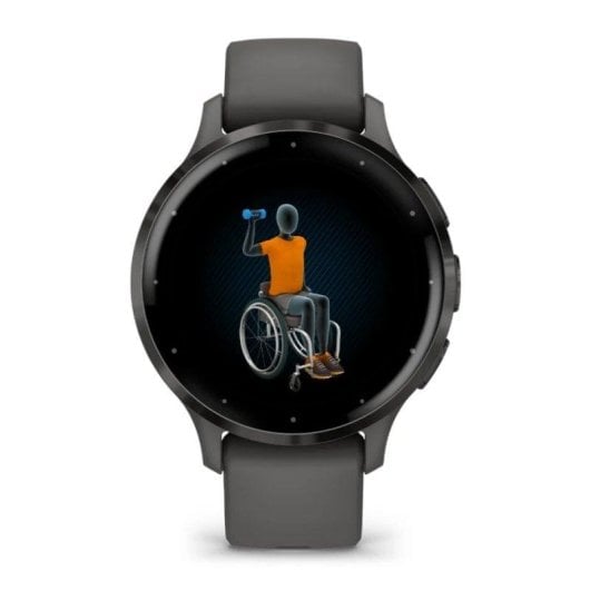 Garmin Venu 3S Bluetooth GPS WiFi 41mm AMOLED Grau 5ATM SpO2 Herzfrequenz Schlaftracking