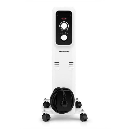 Radiatore a Olio Orbegozo RL 1000 1000W 5 Elementi Protezione Antiribaltamento