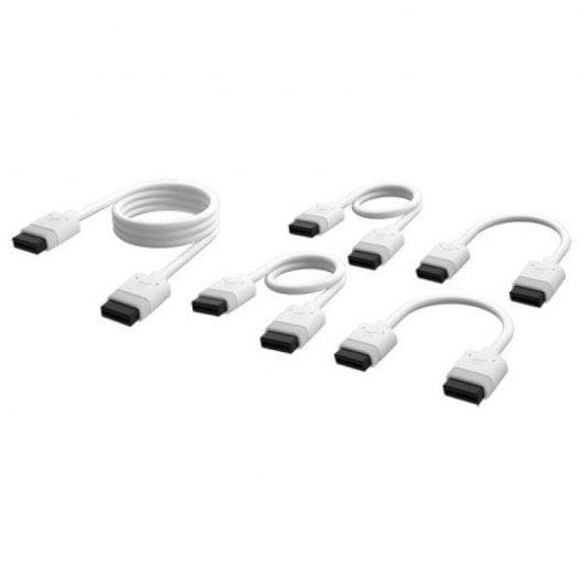 Corsair iCUE LINK Cabo Kit com Conectores Retos Branco