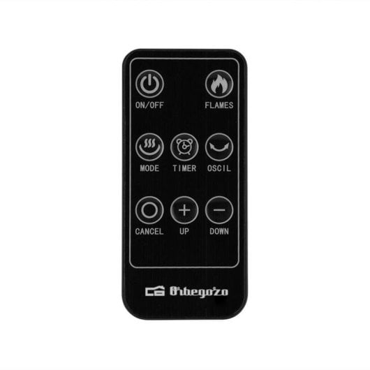 Chauffage Céramique Orbegozo CR 5039 2000W Télécommande Effet flamme