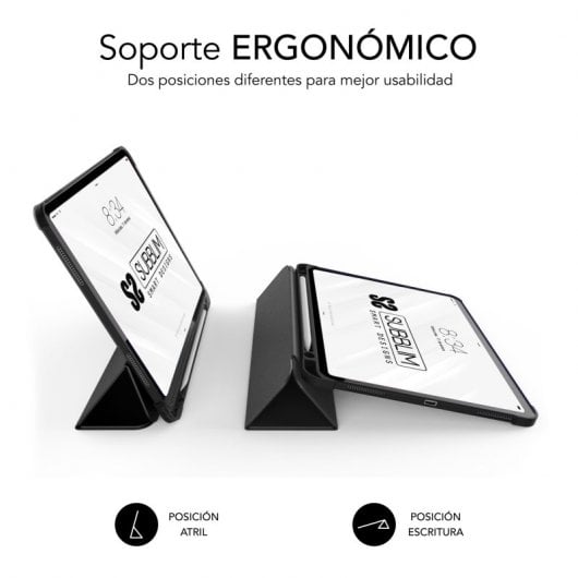 Subblim Clear Shock Case Funda Negra para iPad Pro 11" 2022/2021/2020