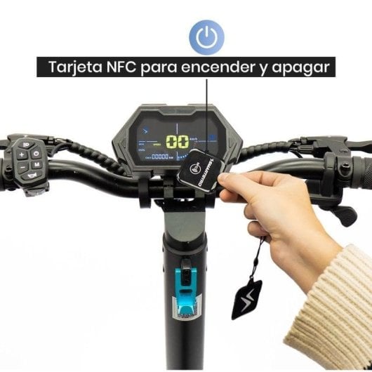 Patinete elétrico Smartgyro Crossover Dual Max 2 500W Autonomia 60km Rodas 10" Freios Disco Preto