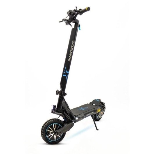 Patinete elétrico Smartgyro Crossover Dual Max 2 500W Autonomia 60km Rodas 10" Freios Disco Preto