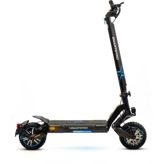 Patinete elétrico Smartgyro Crossover Dual Max 2 500W Autonomia 60km Rodas 10" Freios Disco Preto