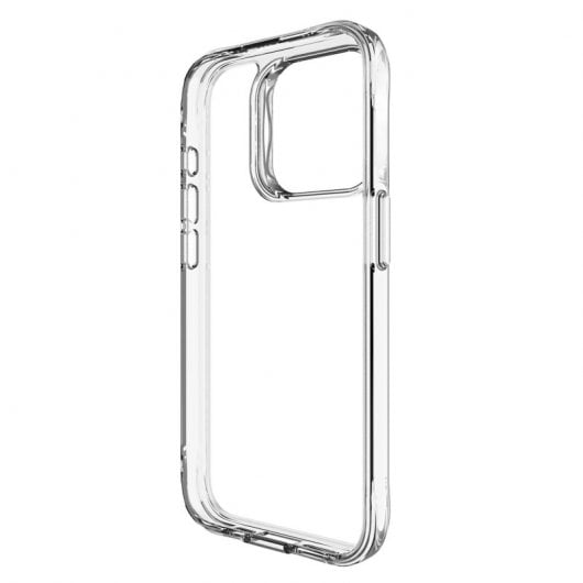 Custodia trasparente antiurto Muvit da 2 m per iPhone 15 Pro