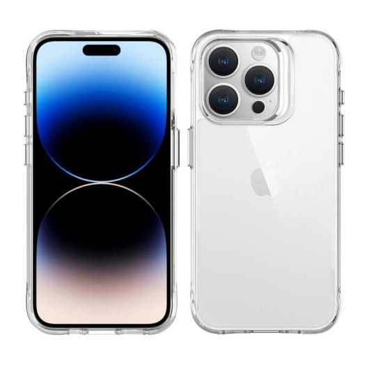Custodia trasparente antiurto Muvit da 2 m per iPhone 15 Pro