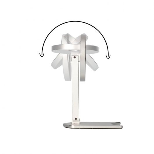 Supporto per caricabatterie da tavolo Ksix Magcharge compatibile con Magsafe in alluminio