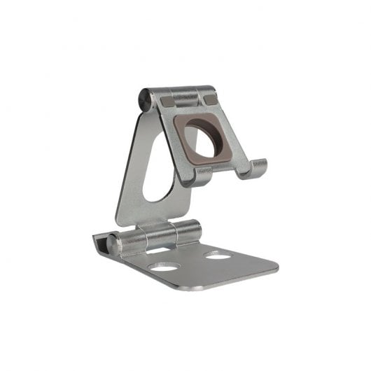 Ksix Soporte Escritorio 360 para Móvil/Tablet/Smartwatch Aluminio