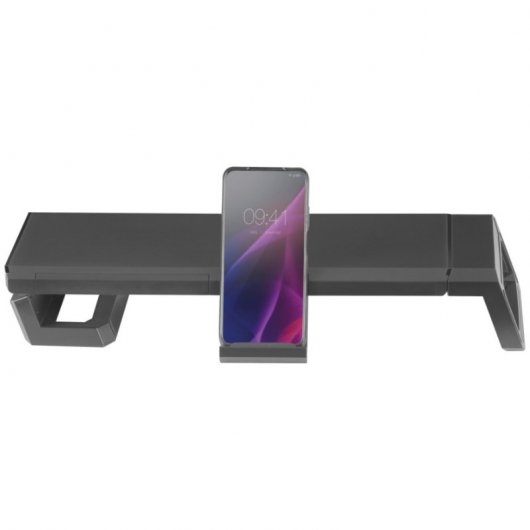 Mars Gaming MGS-PRO Support de moniteur ergonomique réglable avec tiroir Noir