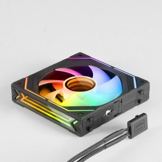 Mars Gaming MF-LINKFINITY PWM ARGB 120mm Ventoinha Suplementar Preta