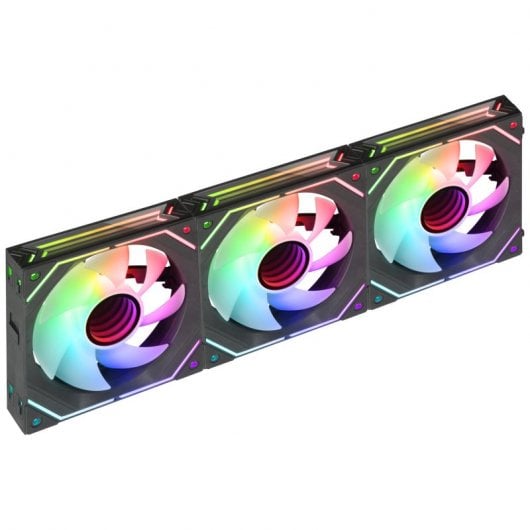 Mars Gaming MF-LINKFINITYKIT PWM ARGB 120mm Kit 3 ventole supplementari nere