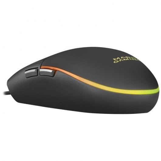 Mars Gaming MCP-RGB3PT Combo Gaming Teclado FRGB + Ratón + Auriculares + Alfombrilla Negro Portugués