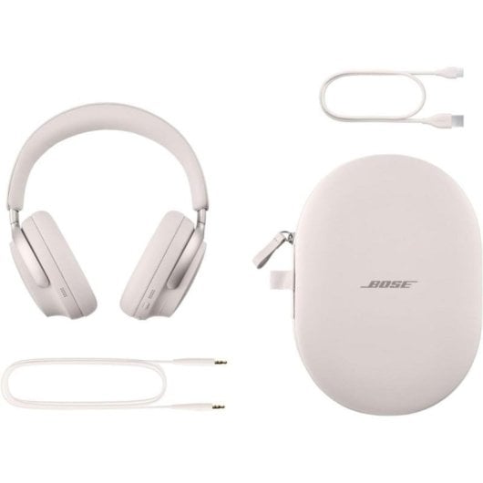 Casque Bose QuietComfort Ultra sans fil à réduction de bruit blanc