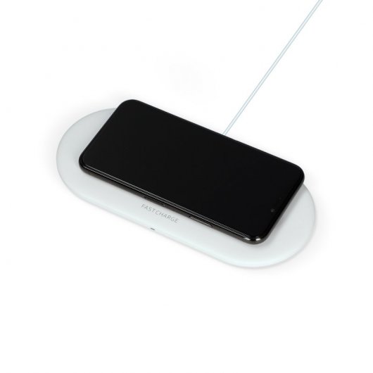 Ksix Carregador Sem Fios Quickcharge 15W Branco