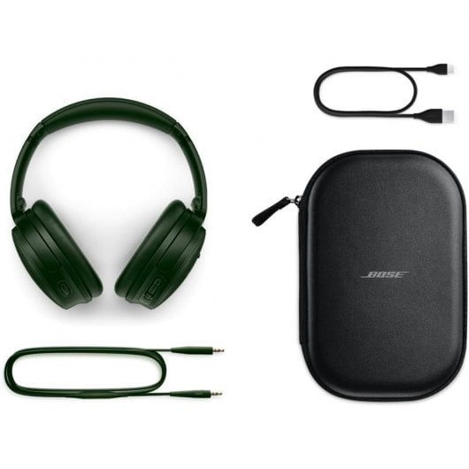 Casque Bose QuietComfort sans fil à réduction de bruit, vert cyprès