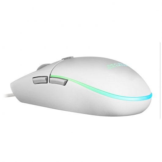 Mars Gaming MCP-RGB3WFR Combo Gaming Teclado FRGB + Ratón + Auriculares + Alfombrilla Blanco Francés