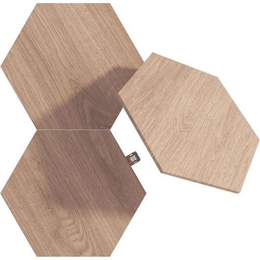 Nanoleaf Elements Erweiterungspaket 3 Holzplatten