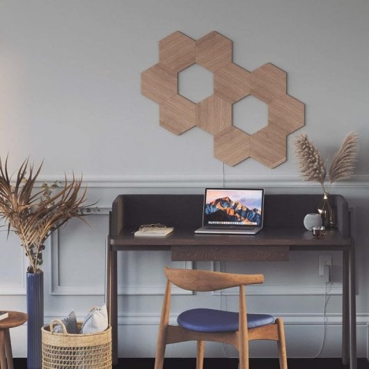 Nanoleaf Elements Erweiterungspaket 3 Holzplatten