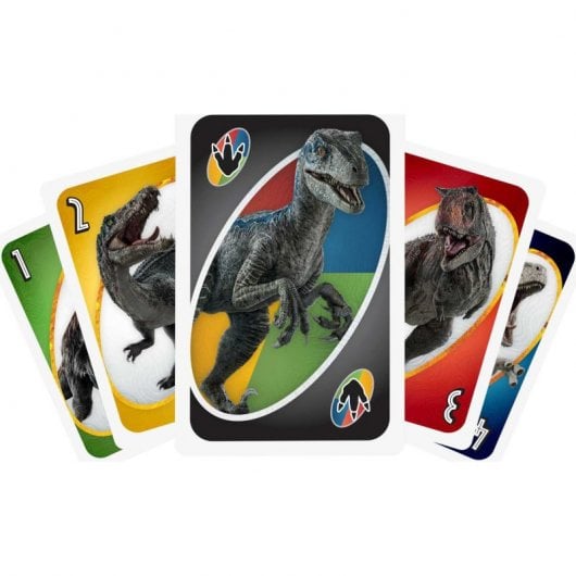 Jogo de cartas Mattel Uno Jurassic World 3