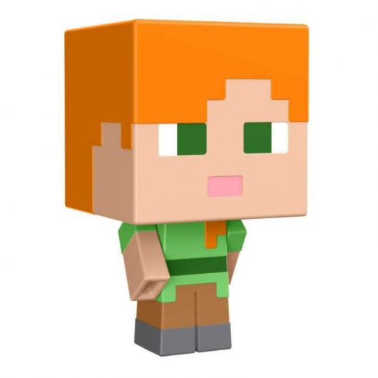 Mattel Minecraft Head Mob Mini Figurine Alex | PcComponentes.fr