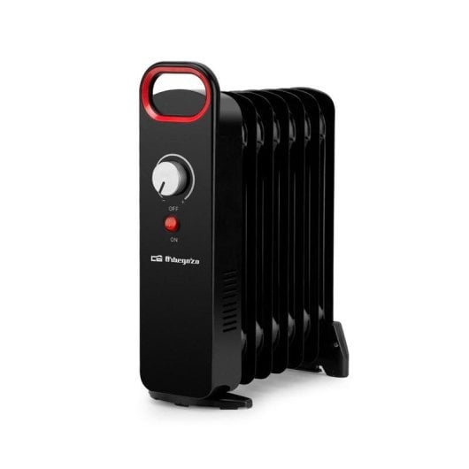 Radiador a Óleo Orbegozo RO 1030 1000W 7 Elementos Preto