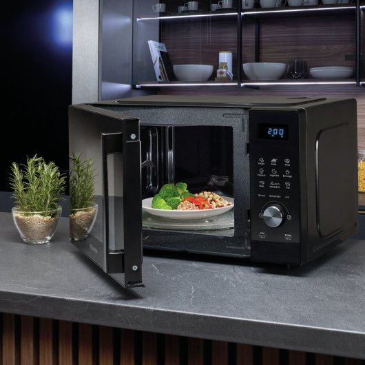 Hisense H23MOBSD1HG Micro-ondas com Grill 23L 800W Preto