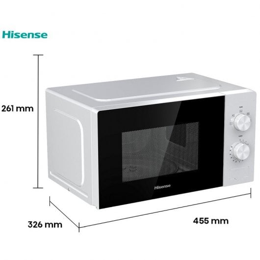 Hisense H20MOWP1 Micro-ondes 20L 700W Blanc