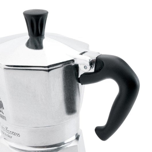 Kaffeekocher Moka Italiana Bialetti Moka Express 1 Tasse Aluminium Schwarz