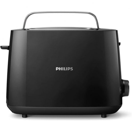 Philips Daily Collection HD2581/90 Tostapane - 2 fette, fessura ampia, nero