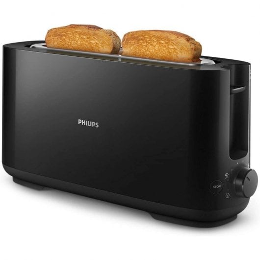 Philips Daily Collection HD2590/90 Tostadora 2 Rebanadas 1030W Negra