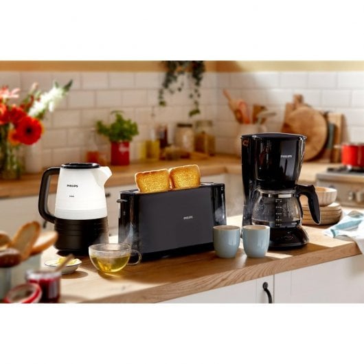 Philips Daily Collection HD2590/90 Tostadora 2 Rebanadas 1030W Negra