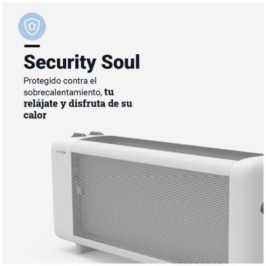 Radiador de Mica Universal Blue INKA 4020W 1500W Branco Aquecimento Rápido