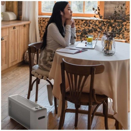 Radiador de Mica Universal Blue INKA 4020W 1500W Branco Aquecimento Rápido