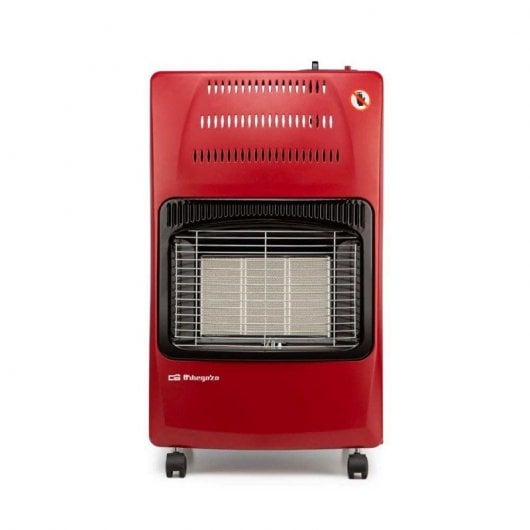 Cuisinière à gaz pliante Orbegozo HCE 62 rouge