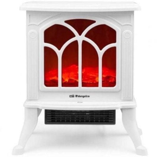 Chauffage électrique Orbegozo CM 9021 Effet feu réel 1500W Blanc