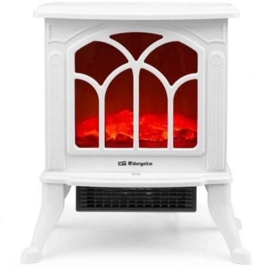 Cheminée Électrique Orbegozo CM 9021 1500W Sol Effet Feu Réaliste