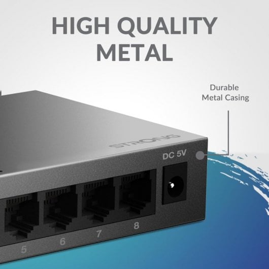 Fort commutateur Gigabit SW8000M à 8 ports