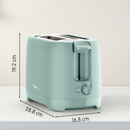 Moulinex Morning Tostapane 2 Fette 850W Verde