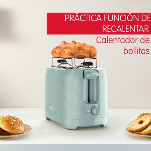 Moulinex Morning Tostapane 2 Fette 850W Verde