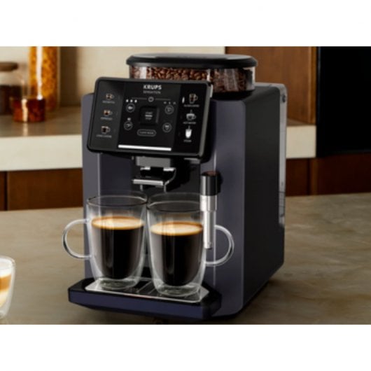Krups Sensation C50 Automatische Kaffeemaschine 15 Riegel Schwarz