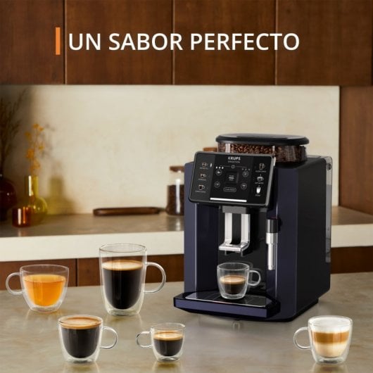 Krups Sensation C50 Automatische Kaffeemaschine 15 Riegel Schwarz